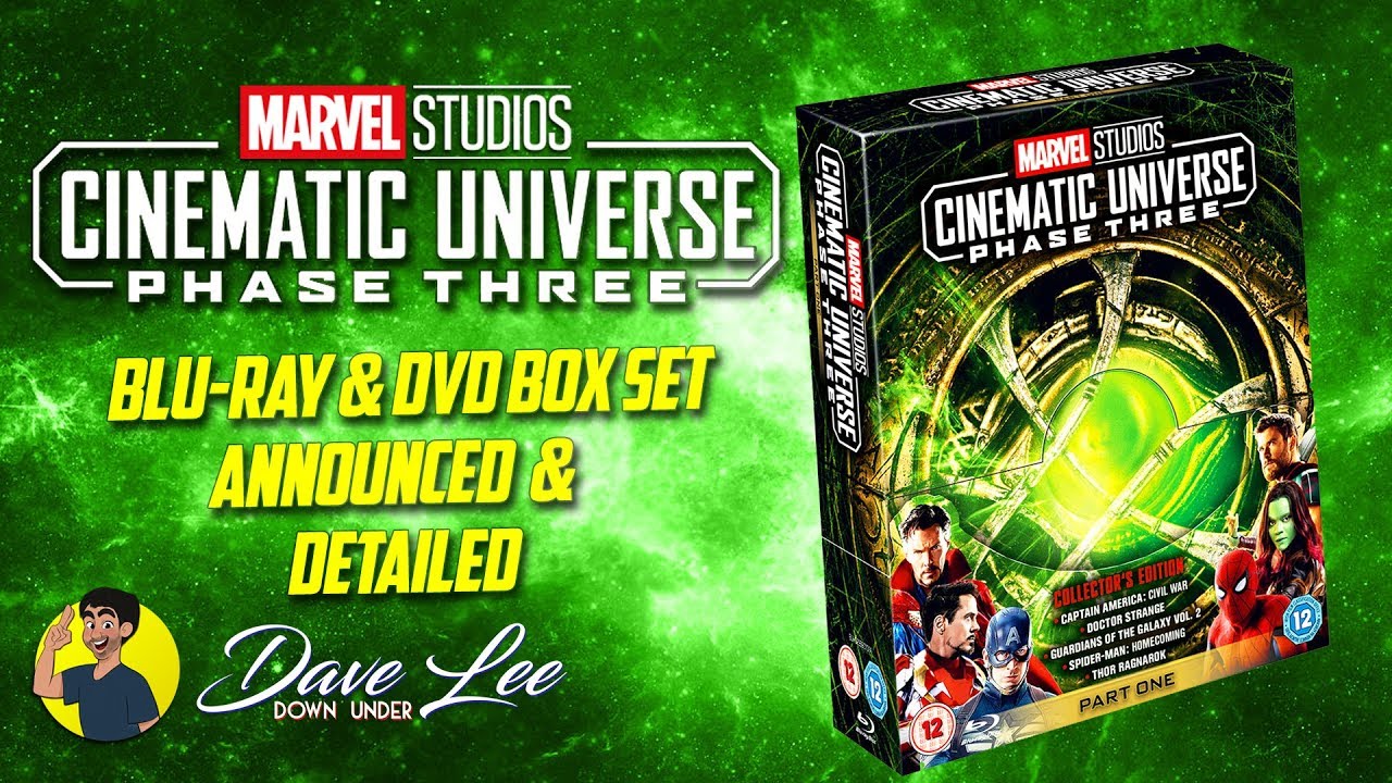 MARVEL CINEMATIC UNIVERSE: PHASE 3, PART 1 - Blu-ray, DVD Box Set Announced & Detailed