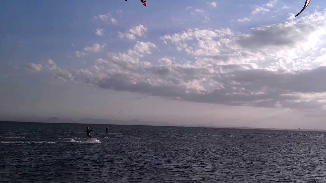 kitesurfing: Primeros largos en Veneziola (La Manga del Mar Menor)