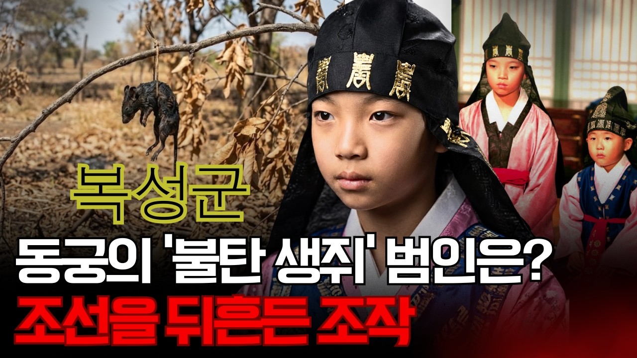복성군 – 동궁의 ‘불탄 생쥐’는 누가 걸었나? 조선을 뒤흔든 현장 조작의 진실