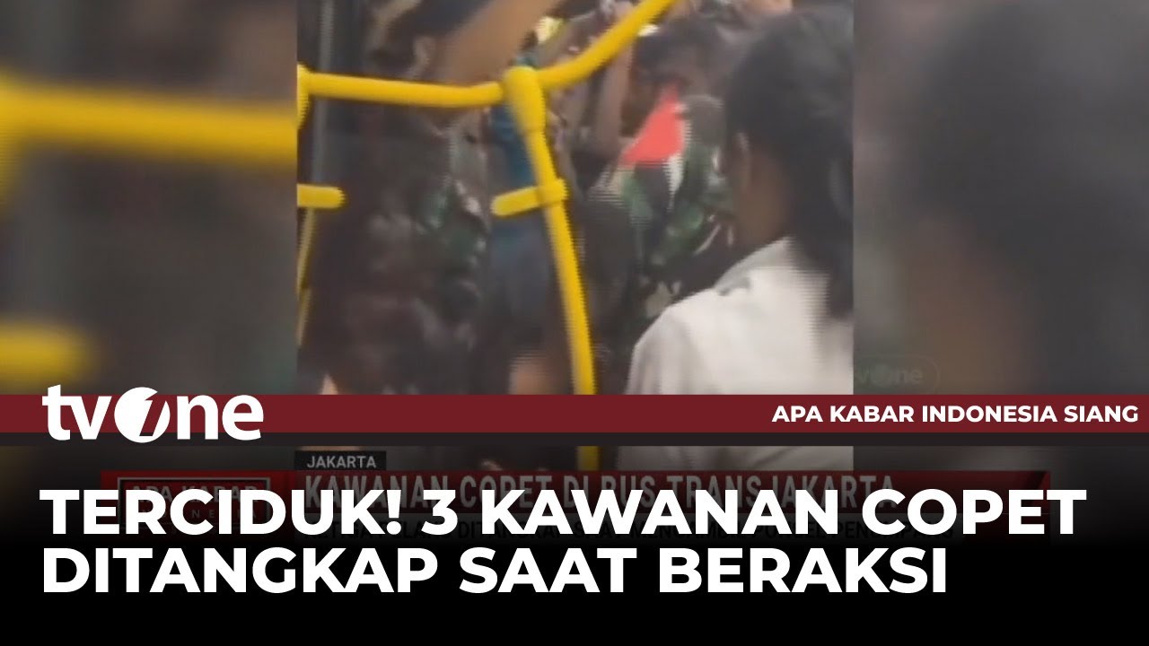 3 Komplotan Copet Tertangkap Basah saat Menyomot HP di Transjakarta | AKIS