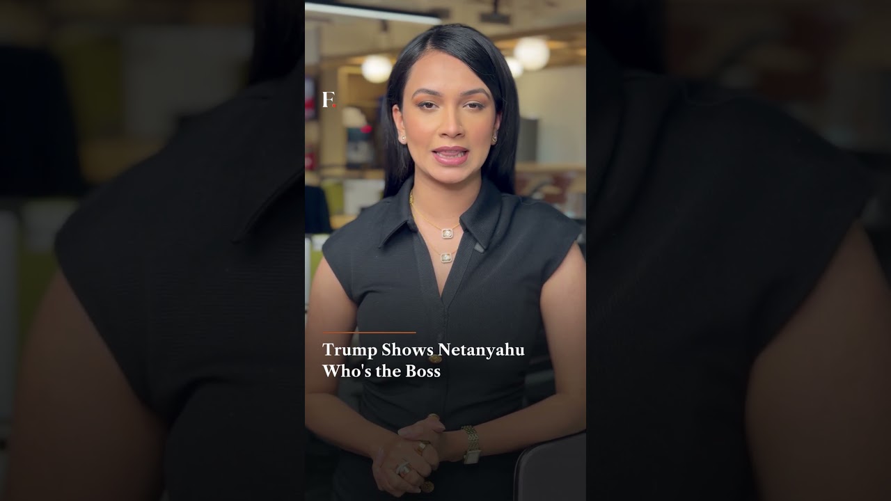 Has Trump Just Shown Netanyahu Who's the Boss? | Vantage on Firstpost