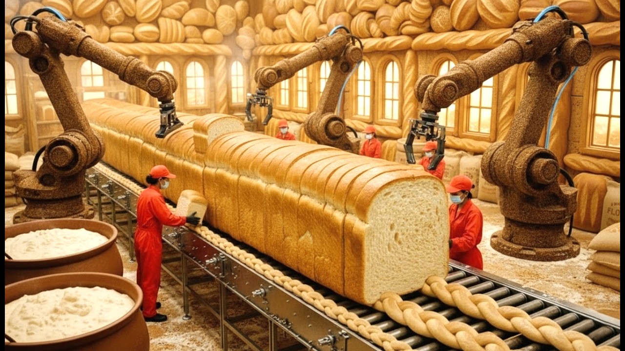 Inside the World's Biggest Bread Factory | How Thousands of Loaves Are Made Every Hour