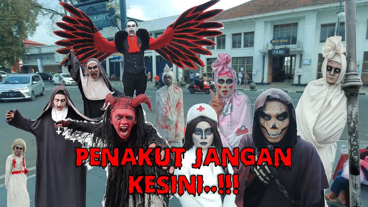 MASUK KE KERAJAAN HANTU LUCU DI JALAN ASIA AFRIKA BANDUNG