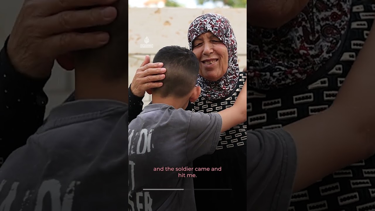 Al Jazeera speaks to Palestinian schoolboy from viral photograph | AJ #shorts