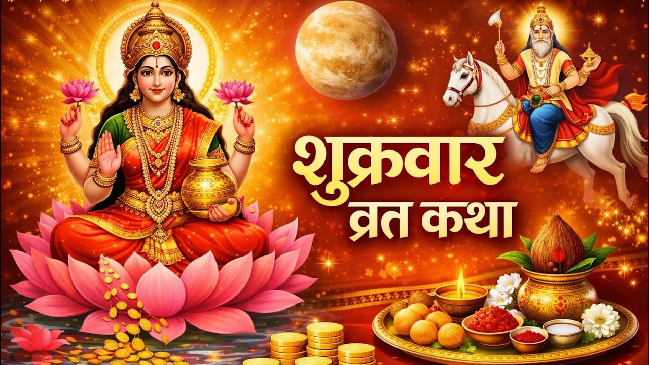 शुक्रवार व्रत कथा | माँ लक्ष्मी की संपूर्ण पूजा विधि |  लक्ष्मी माता कथा | Shukrawar Vrat Katha