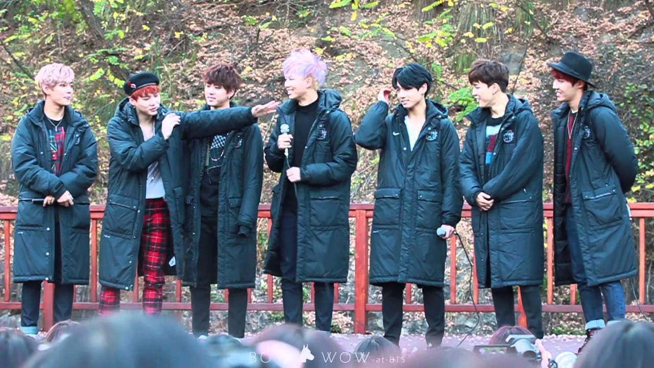 141109 방탄소년단 막방 팬미팅 - 랩몬 개인기 배우기!