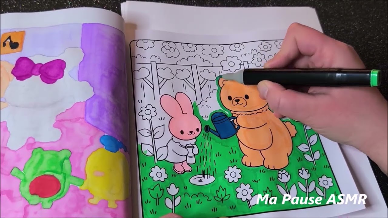 N°94* -🎨✨ Vidéo ASMR Visuelle – Semaine spéciale coloriage ✨🎨 (version rapide)