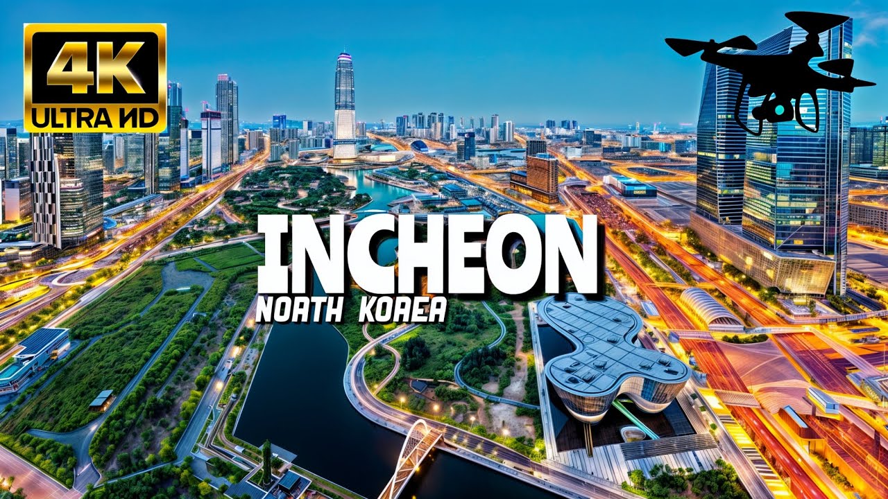 Incheon, South Korea In 4K By Drone - Amazing View Of Incheon, South Korea