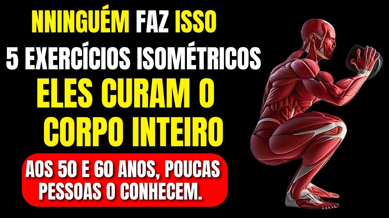 Apenas 5 exerc&iacute;cios isom&eacute;tricos para fortalecer todo o seu corpo &ndash; fa&ccedil;a-os em casa!
