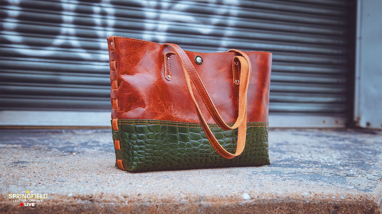 Crafting a laced tote bag with Ryan and Andy Part. 2