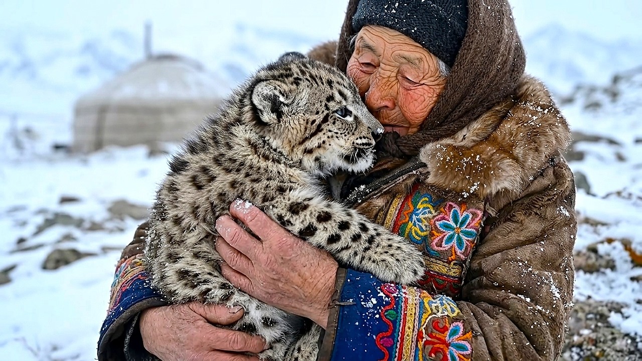 Surviving –71°C in Yakutia | A 75 Year Old Woman Saved a Snow Leopard Cub Trapped in a Frozen Pit