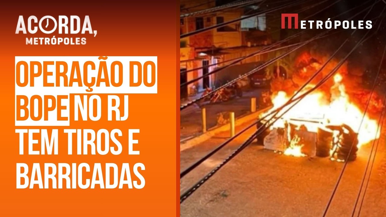 Operação no Complexo da Maré tem intensa troca de tiros nesta quinta