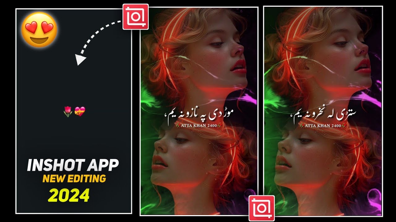 inshot app par lyrics video kaise banaye|| INSHOT APP EDITING || Inshot App Urdu Lyrics Editing 2024
