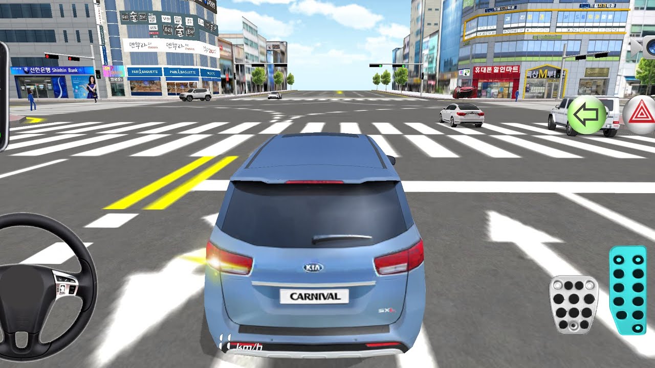 New Blue Kia Carnival - 3d Driving Class || Car Game #Gameplay #cargame