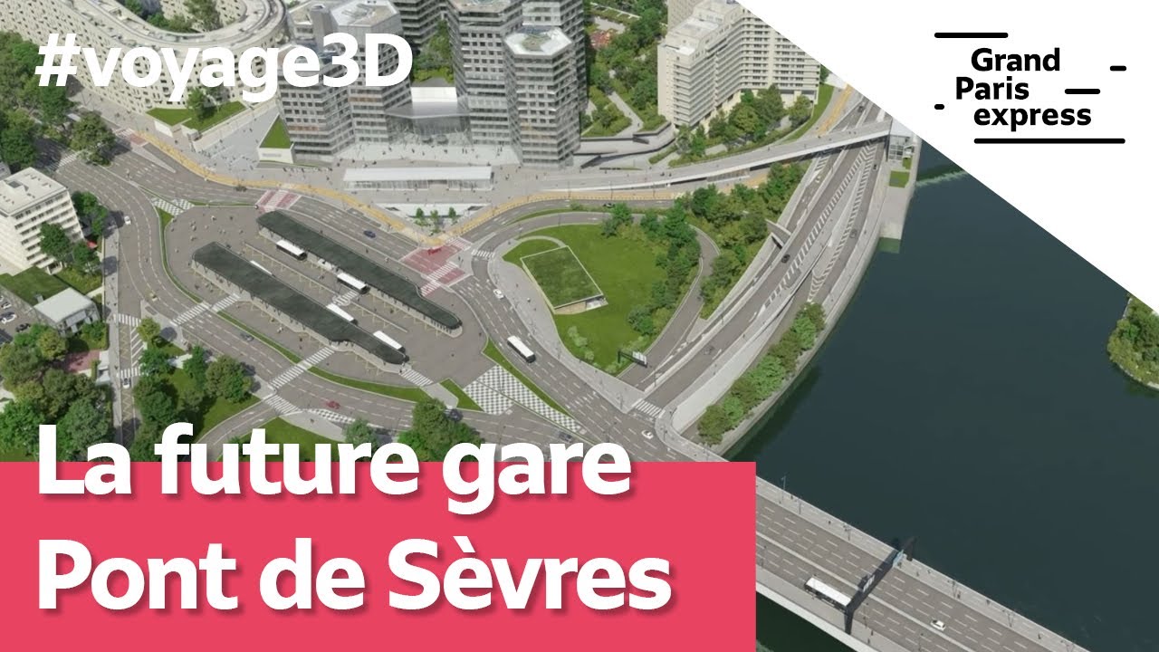 La future gare Pont de S&egrave;vres