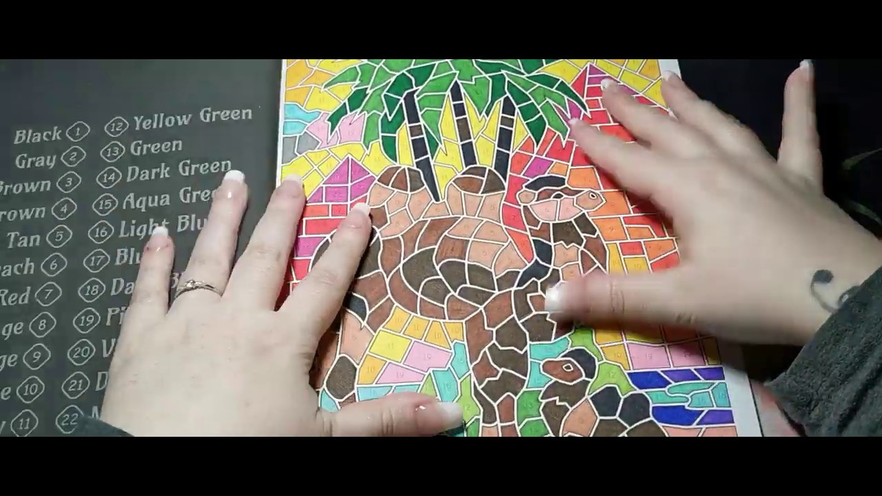 Adult Colouring | Completed Pages ~ December 2019