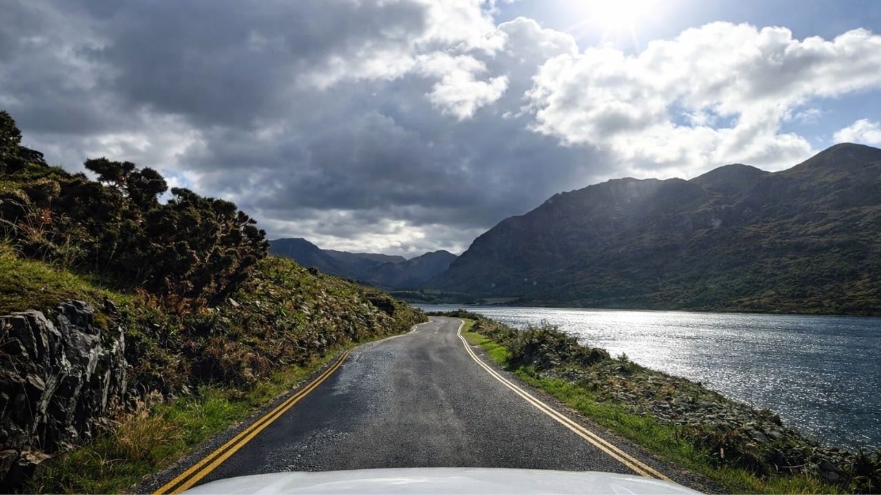 Drive through English Countryside, Seascale to Buttermere Lake 4K