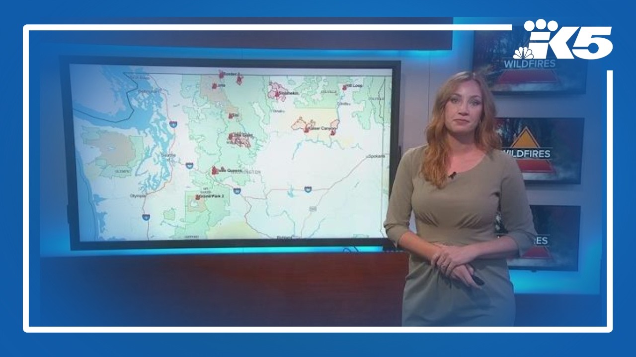 Tracking some of Washington's new wildfires