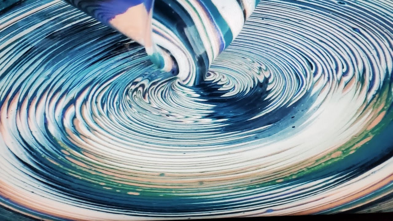 Deeper Into The Deep! Spectacular 20x20 Fantasy Pour with Amazing Depth! Repouring 'Into the Deep'