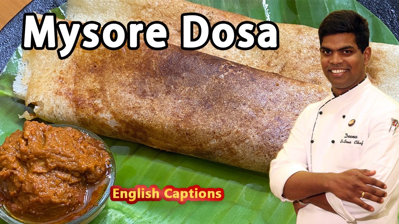 Mysore Dosa Recipe | Indian Breakfast | Hotel Style Dosa at Home | DCDK#200 | Chef Deena's Kitchen