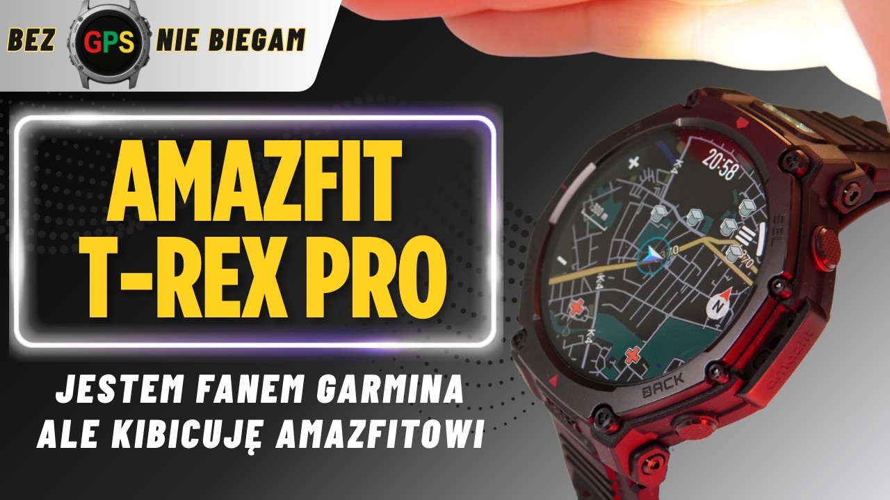Amazfit T-Rex 3 Pro &ndash; może to już zegarek sportowy z funkcjami smart?