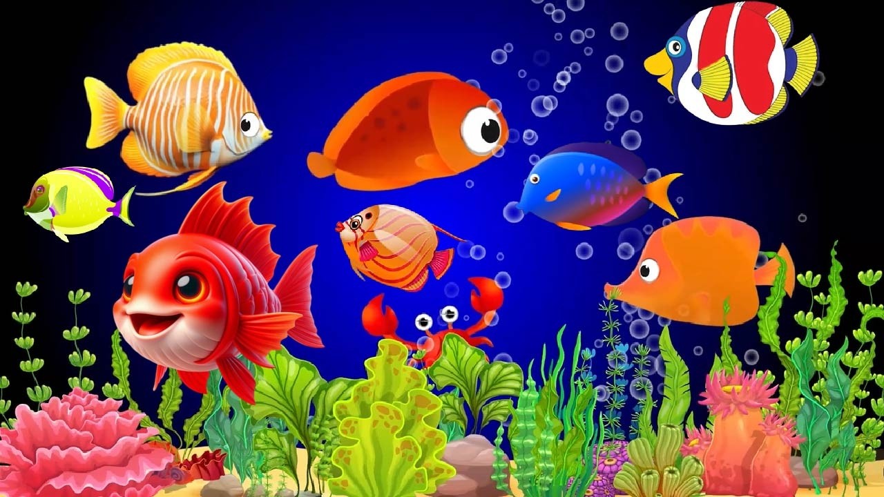 Bedtime Lullabies, Calming Undersea Animation, Baby Lullaby🐟Soothing fishes🐟Baby sleep music #05