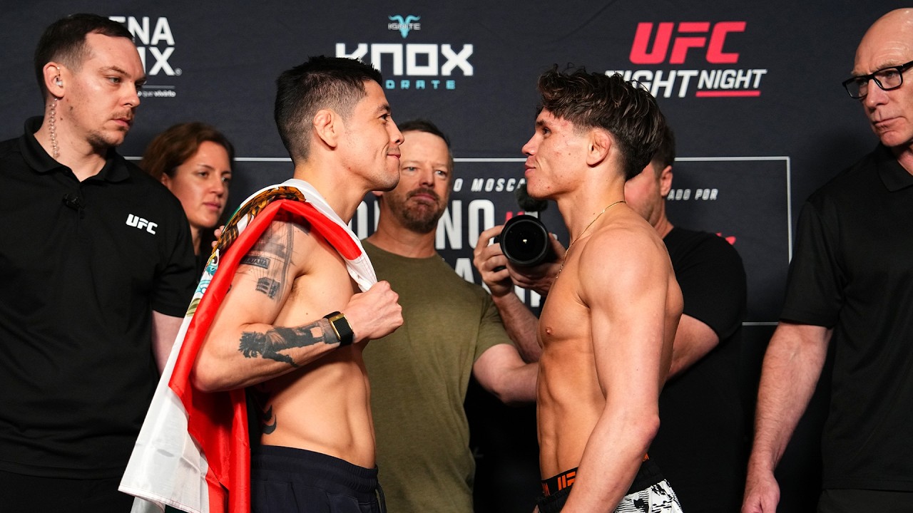 Face-offs at the Weigh-in | UFC Mexico: Moreno vs. Kavanagh