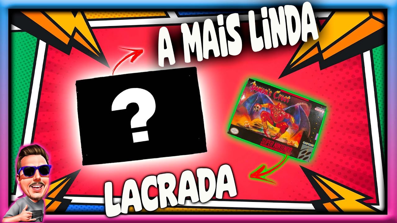 A FITA MAIS LINDA DO SUPER NINTENDO LACRADO  (UMBOXING)