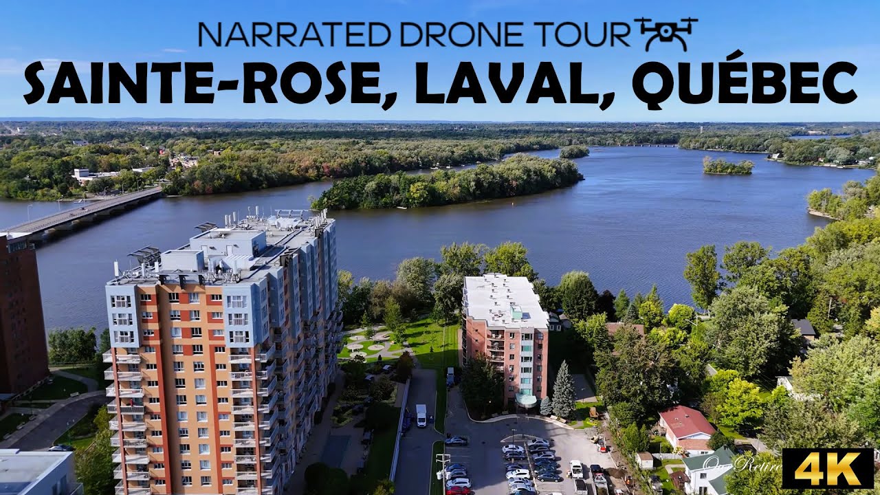 ⚜️ 🏙️ Sainte-Rose, Laval, Québec 🚁✨4K Drone