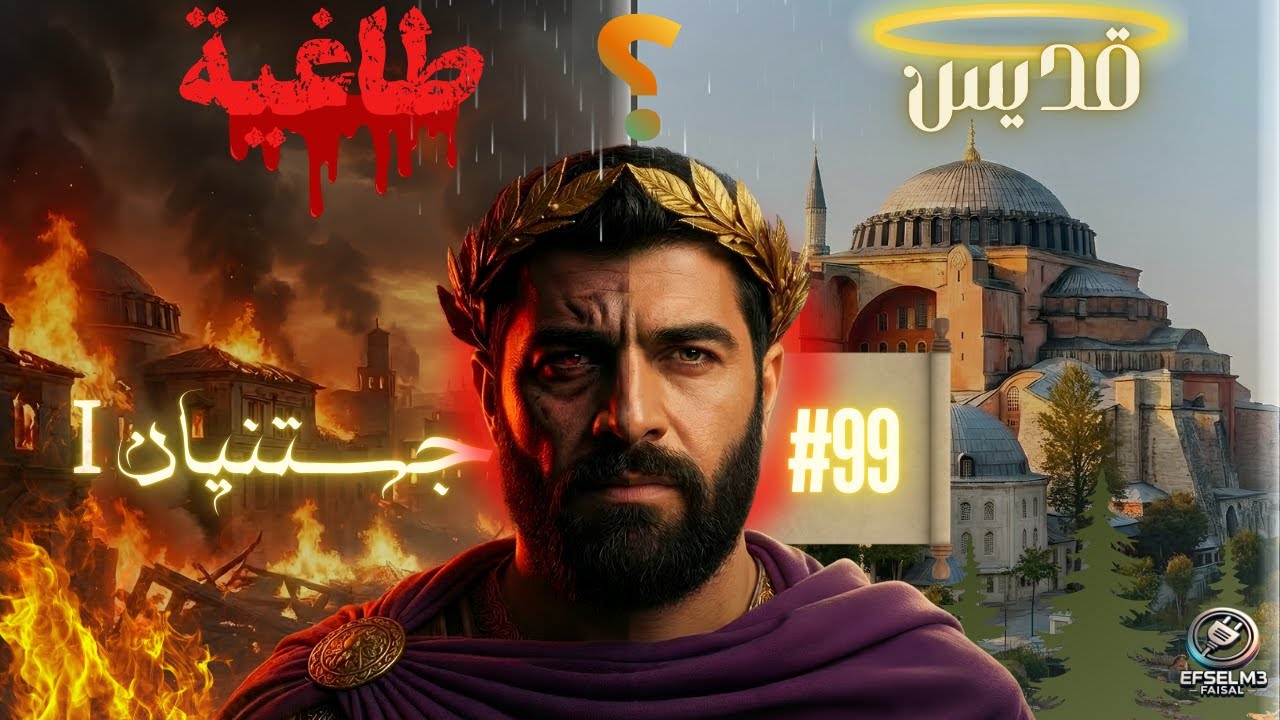 #99  جستنيان الأول | الفلاح الذي أصبح إمبراطور وغير القانون للأبد