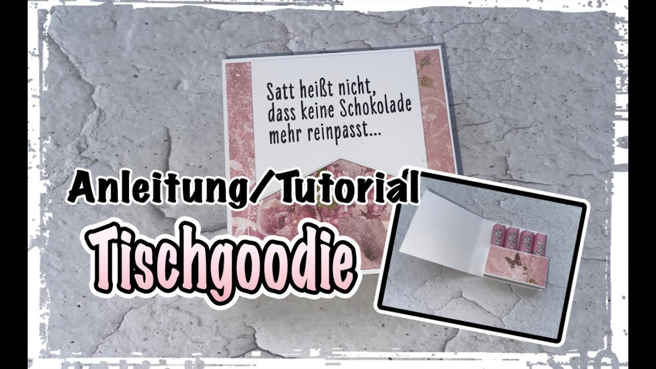 Anleitung/Tutorial Schokoriegel Verpackung basteln mit Papier, DIY