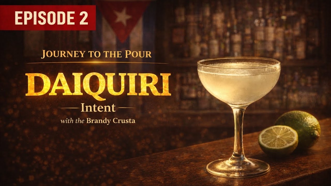 Journey To The Pour – Episode 2: The Daiquiriwith a look at the Brandy Crusta