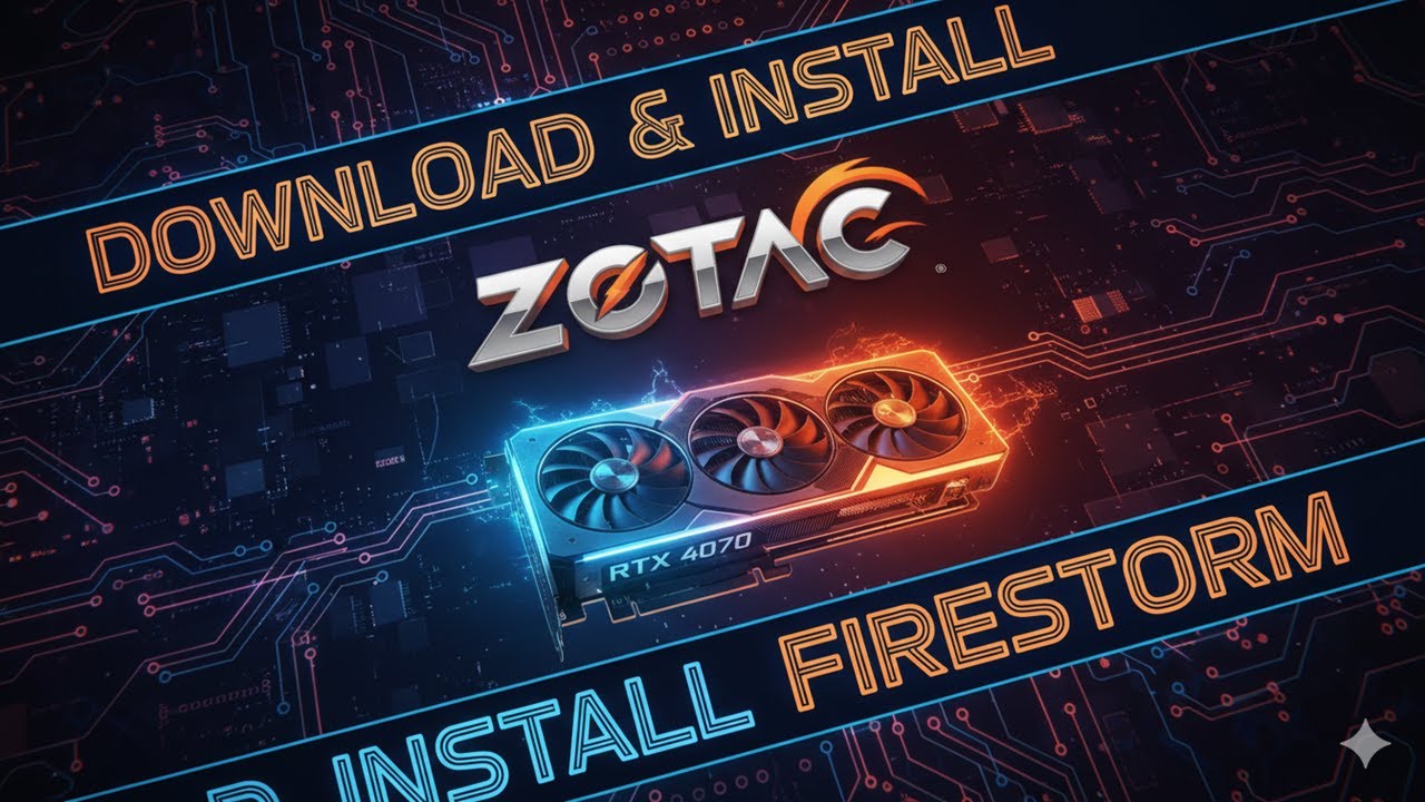 Как загрузить и установить Zotac FireStorm | Инструмент для разгона и мониторинга графических про...