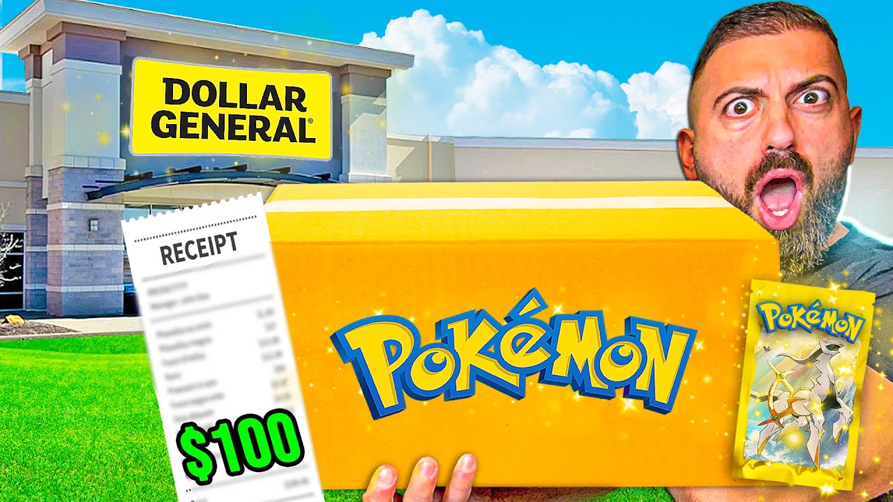 I Went on a Pokemon Card Shopping Spree at Dollar General!