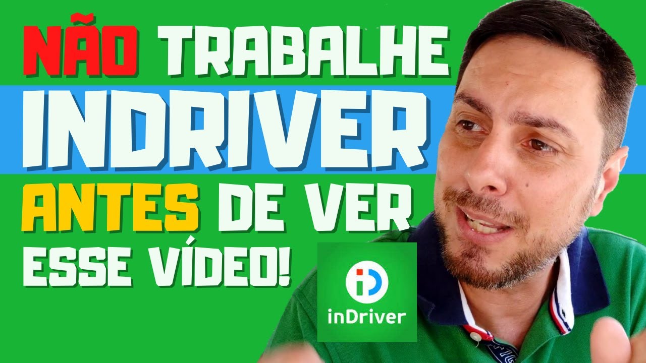 N&Atilde;O SEJA MOTORISTA DO INDRIVER ANTES DE VER ESSE V&Iacute;DEO!