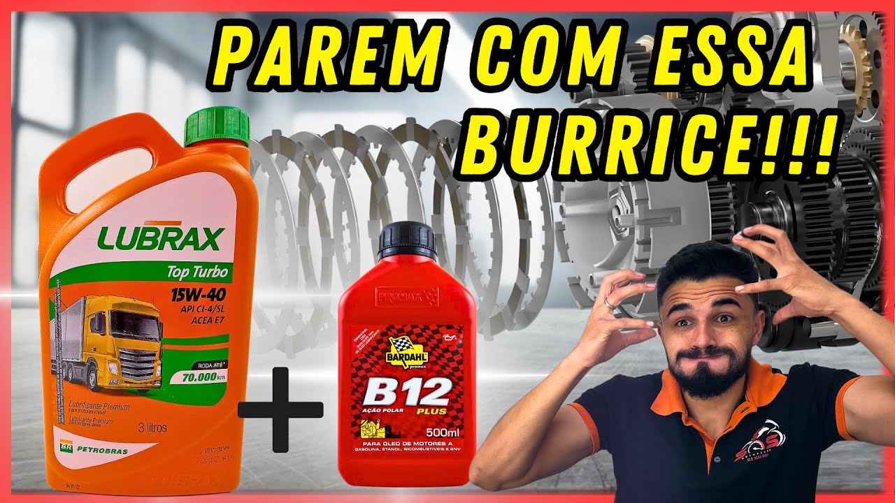 PROBLEMAS EM USAR ÓLEO DE CAMINHÃO LUBRAX TOP TURBO + B12 NA MOTO