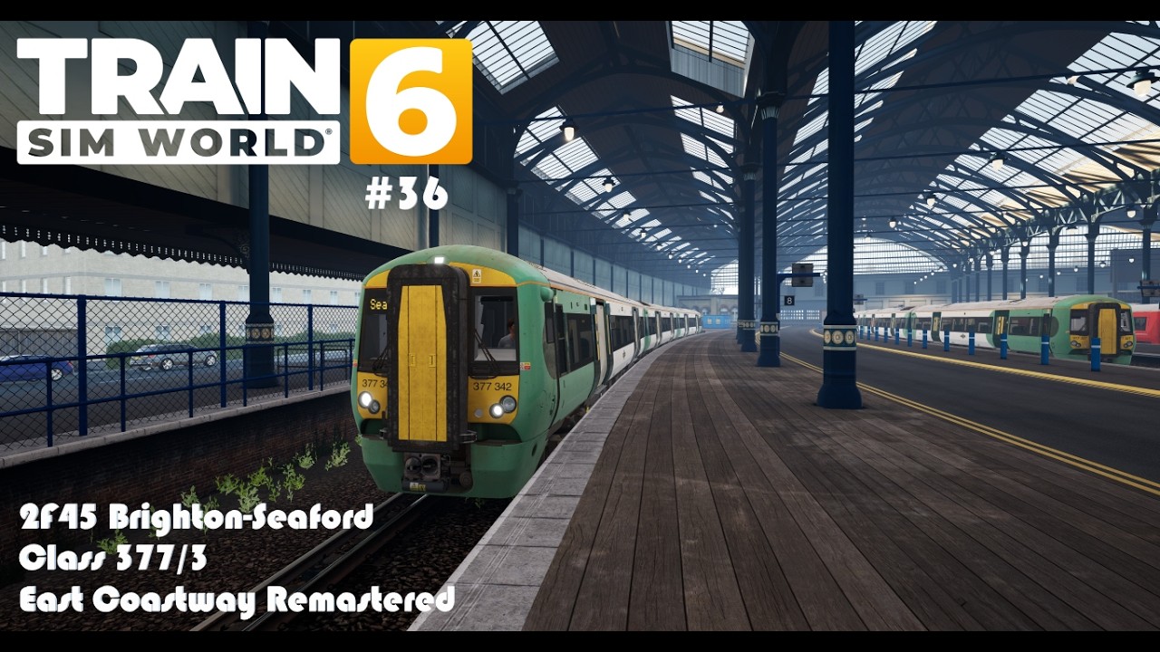 2F45 Brighton-Seaford|Train Sim World 6 #36|Class 377/3|TSW 6|East Coastway Remastered
