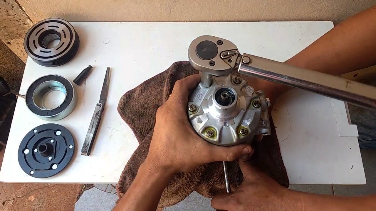 024 Recuperação do Compressor  de ar condicionado - Curso Ar Condicionado Agrícola e Pesados