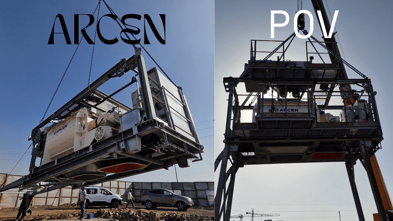 Installation d'une centrale à béton ARCEN 2m³ | Projet Perfect Béton Casablanca 🏗️| Partie 2