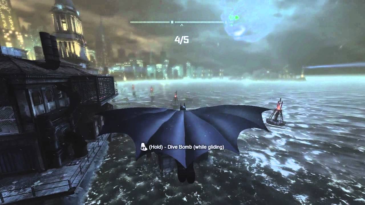 Batman Arkham City:How To Get The Grapnel Boost (HD)