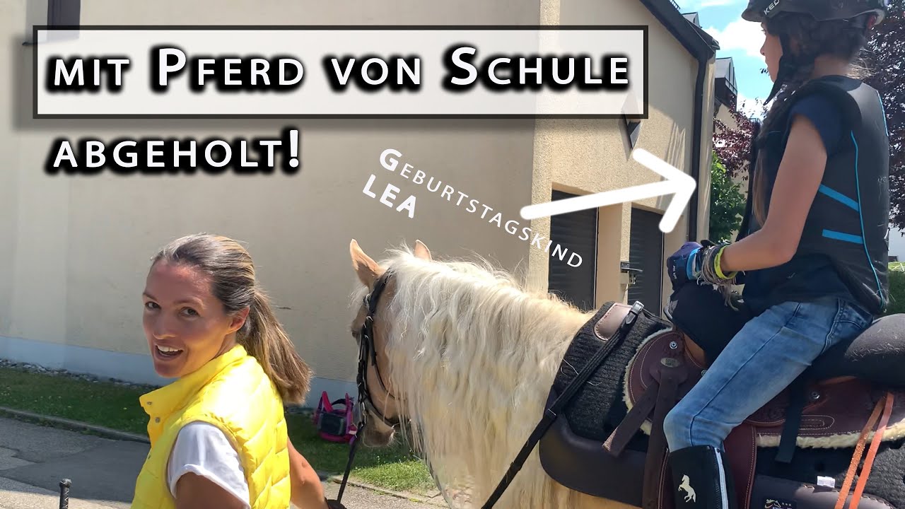 Zum Geburtstag mit Pferd von der Schule abholen Folge 56