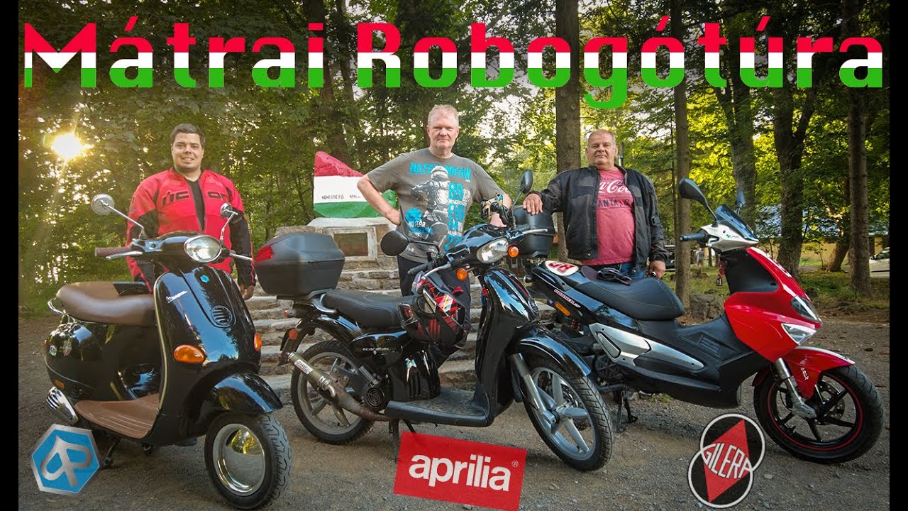 Robogótúra a Mátrába - Vespa ET2, Aprila Scarabeo, Gilera Runner