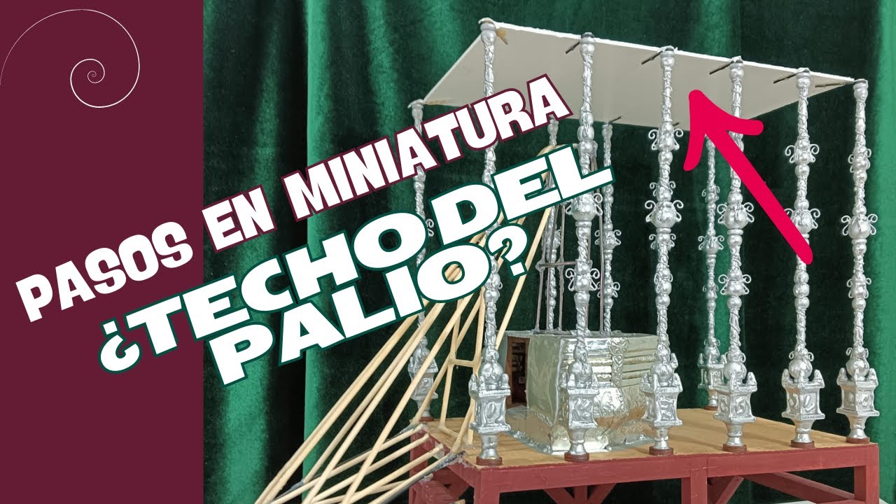 ¡Impresionante! Construcción Detallada del Techo de Palio en Miniatura – Proceso Paso a Paso