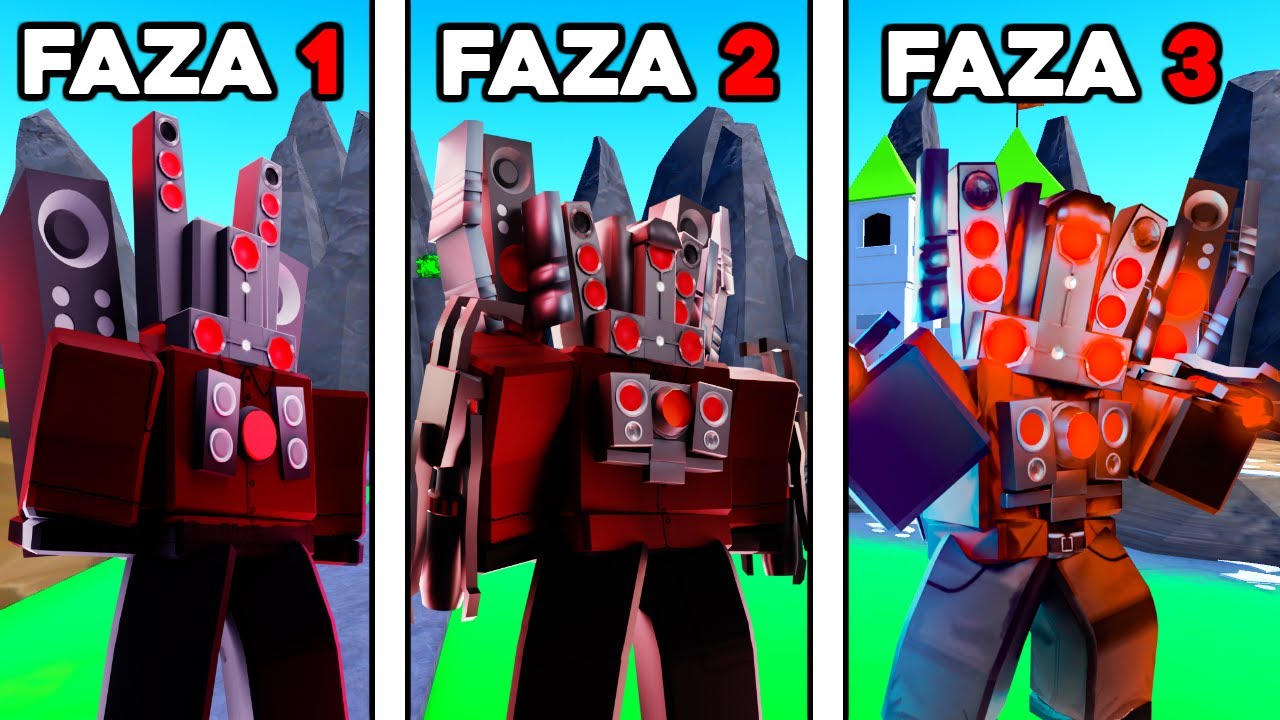 ZAGRAŁEM POD RODZINĘ TYTANÓW (SPEAKERMAN) w TOILET TOWER DEFENSE w ROBLOX