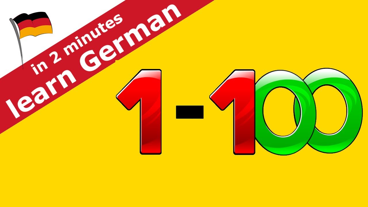 auf Deutsch zählen von 1 bis 100 | Deutsch lernen: #deutschezahlen