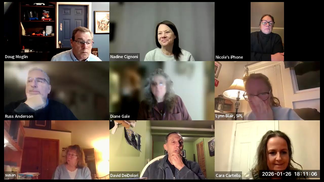 Select Board Meeting January 26, 2026