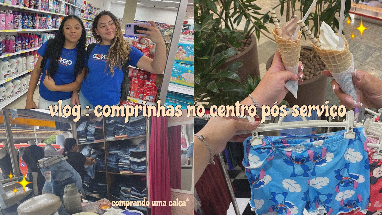 VLOG comprinhas no centro ✨ ~ a busca de uma cal&ccedil;a jeans 