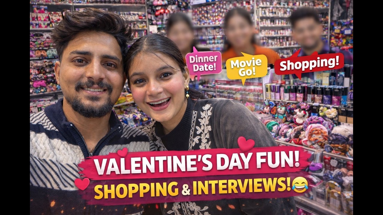 Valentine Special ❤️Shopping Vlog | Cute Hair Accessories & Staff Fun Reviews😂