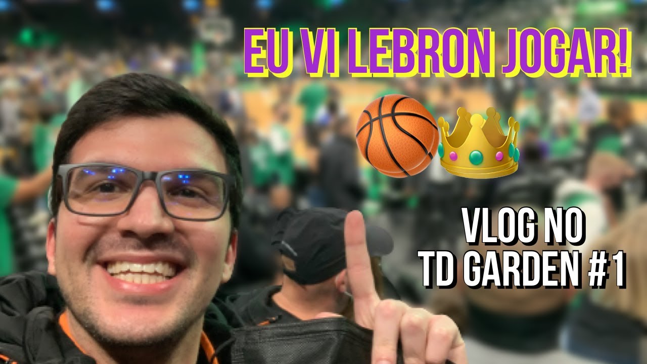 FUI NO MAIOR CLÁSSICO DA NBA: CELTICS X LAKERS NO TD GARDEN!