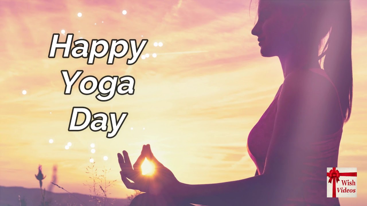 Happy Yoga Day Wish GIF Video (Yoga Day Greetings)